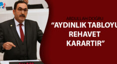 Adana Milletvekili Abdullah Doğru açıklamalarda bulundu