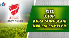 Ziraat Türkiye Kupası’nda 3. tur eşleşmeleri belli oldu
